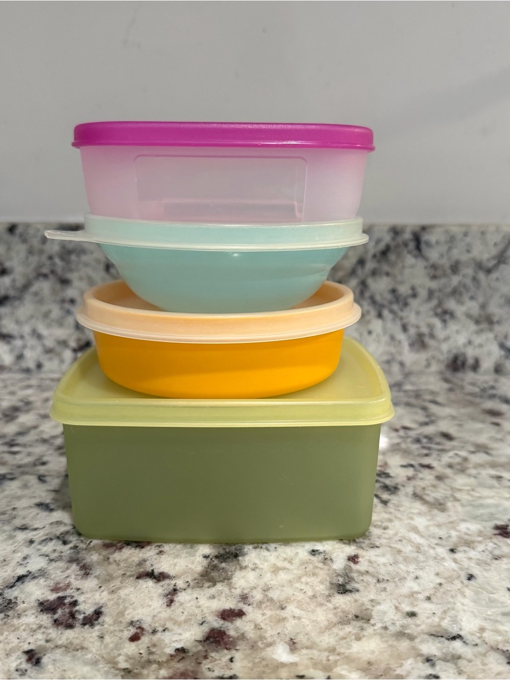Vintage Tupperware Small Bowls - Lot of 4